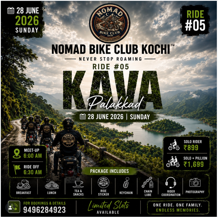 NOMAD BIKE CLUB KOCHI™ Ride 05 – Kava, Palakkad