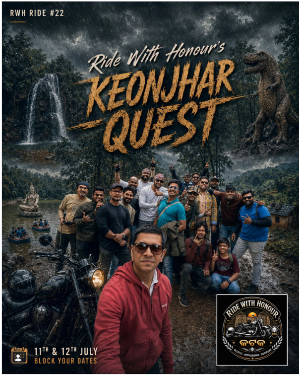 ๐๏ธ๐ง๏ธ RIDE WITH HONOUR โ KEONJHAR QUEST | RWH RIDE #22 ๐ฟโฐ๏ธ