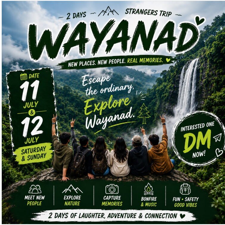 🌿🏍️ 2-Day Wayanad Weekend Escape – Make Memories That Last! 💚