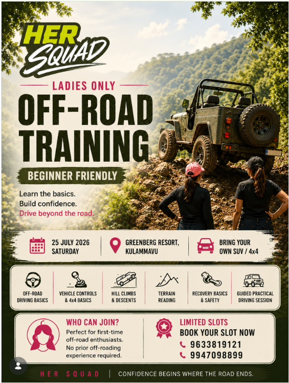 Girls’ 4×4 Basics Workshop โ Kerala
