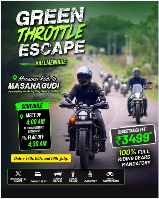 ๐ฟ GREEN THROTTLE ESCAPE | MASANAGUDI ๐๏ธ