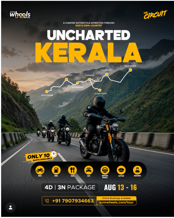 🏍️ Uncharted Kerala Motorcycle Expedition | Kerala
