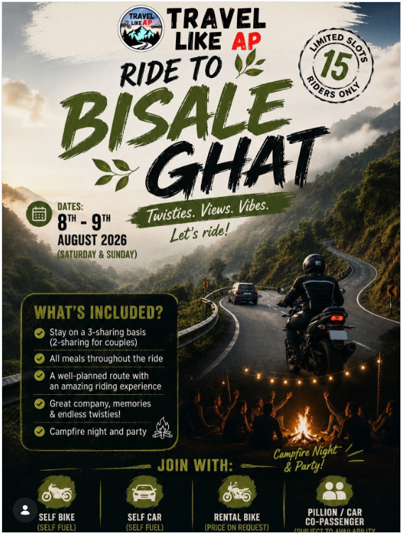 TLAP Ride Launch – Bisale Ghat | 8–9 August 2026