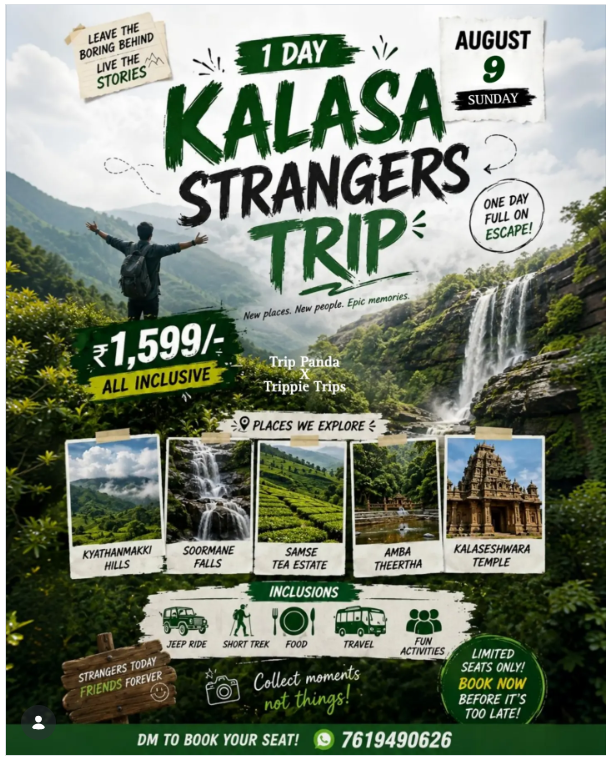 Kalasa Strangers Trip | 1-Day Adventure