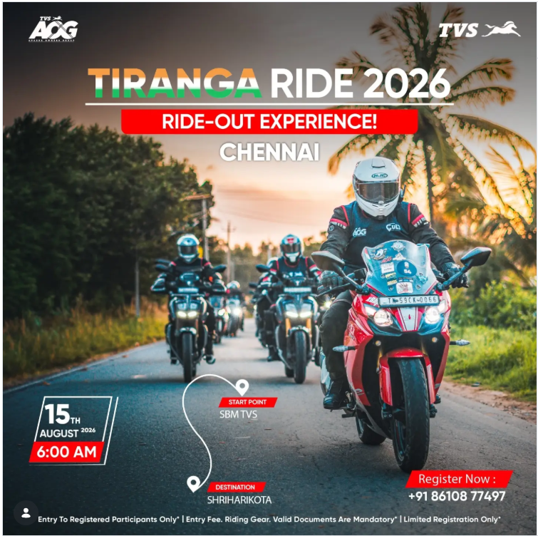 🇮🇳 Ride with Pride | TVS AOG Independence Day Ride 🏍️