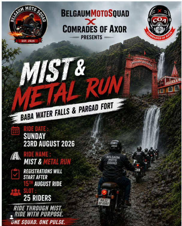 🌧️🏍️ MIST & METAL RUN 🏰🌿