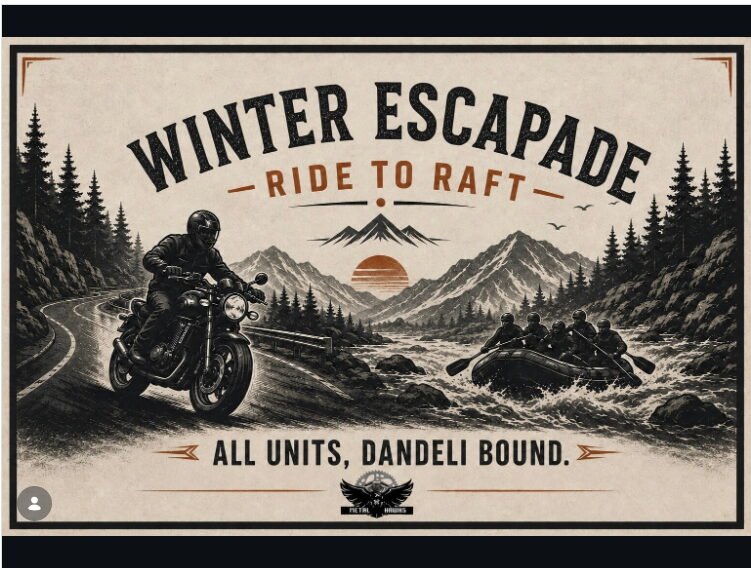 ���� THE WINTER ESCAPE | RIDE TO DANDELI 🌲