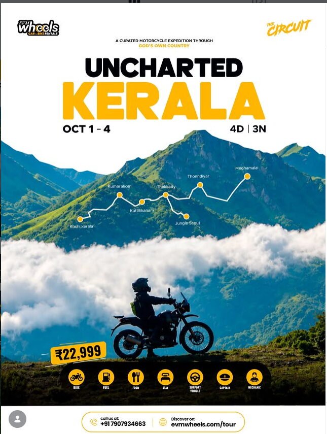 ��🌿 UNCHARTED KERALA — EVM WHEELS 🌿��