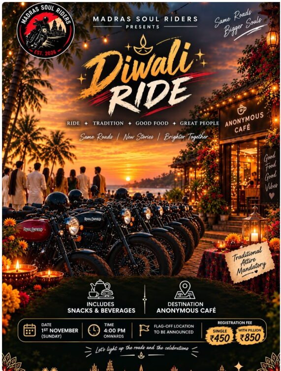 ��🪔 DIWALI SPECIAL THEME RIDE — CHENNAI EDITION! ��✨